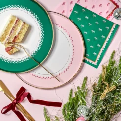 Harlow & Grey Coquette Christmas Large Bows Party Napkins
