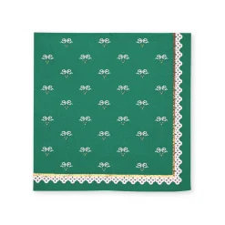 Harlow & Grey Coquette Christmas Large Bows Party Napkins