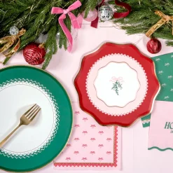 Harlow & Grey Coquette Christmas Large Bows Party Napkins