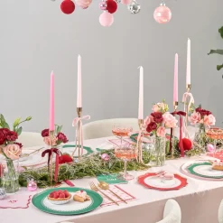 Harlow & Grey Coquette Christmas Small Bows Dessert Plates