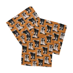 Geometry Cowboy Boots Dishcloth Set