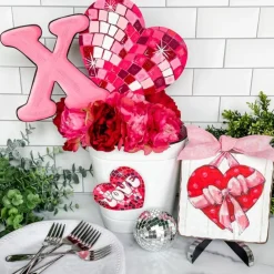 The Round Top Collection Disco “Love” Heart Magnet