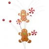 Liberty Floral Double Gingerbread and Mint Spray