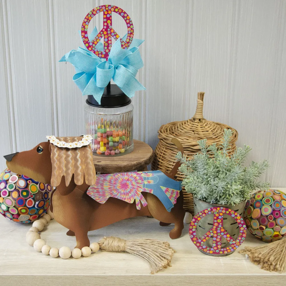 The Round Top Collection Dress Up Pet, Flower Child Costume