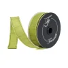 Farrisilk Dusted Lime Dupion Ribbon, 1" X 10YD