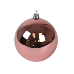 Farrisilk Dusty Rose Shiny Ornament, 6"