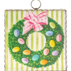 The Round Top Collection Easter Boxwood Wreath Mini Gallery Art