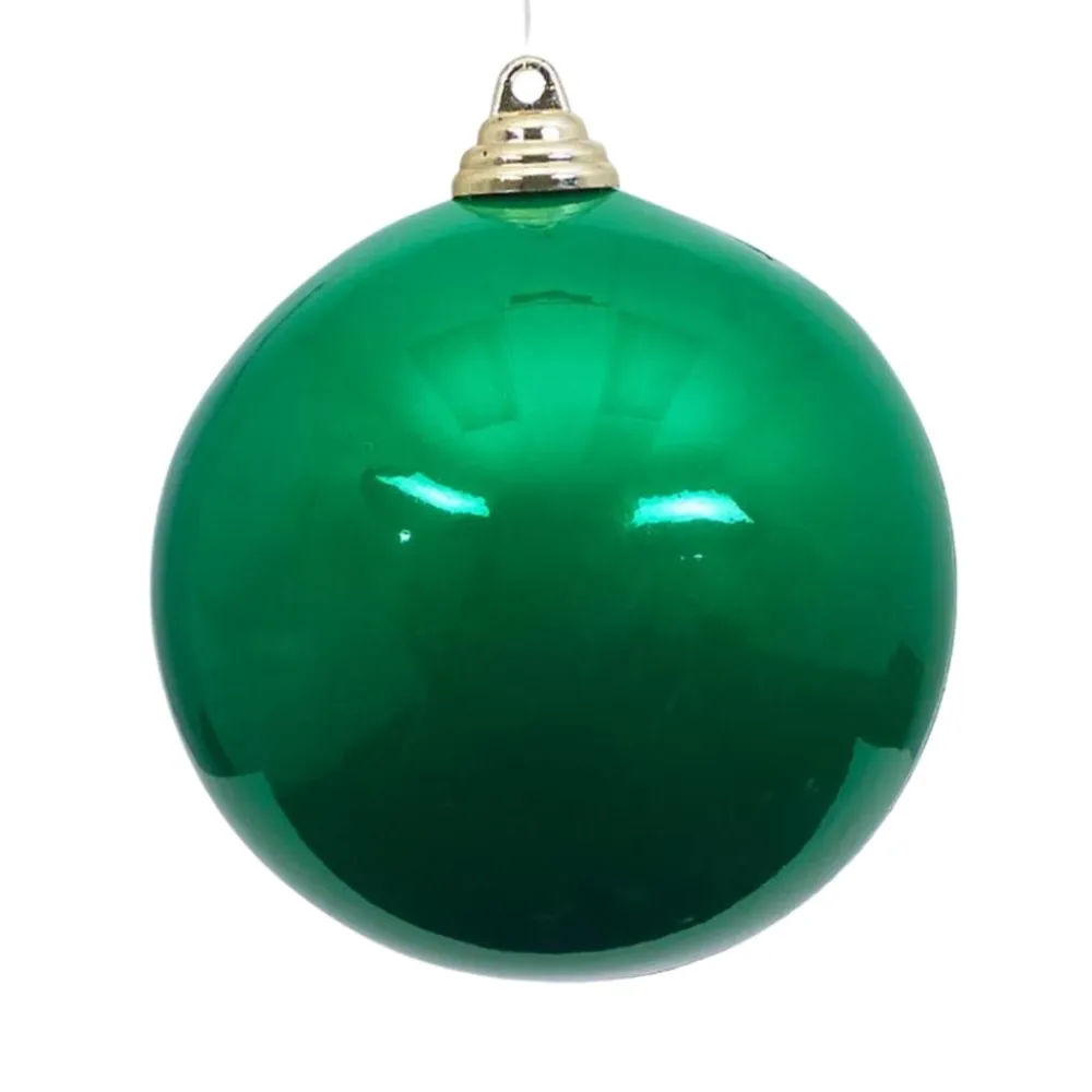 Farrisilk Emerald Green Candy Apple Ball Ornament, 8"