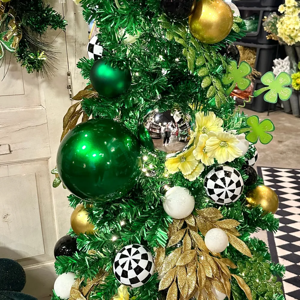 Farrisilk Emerald Green Candy Apple Ball Ornament, 8"