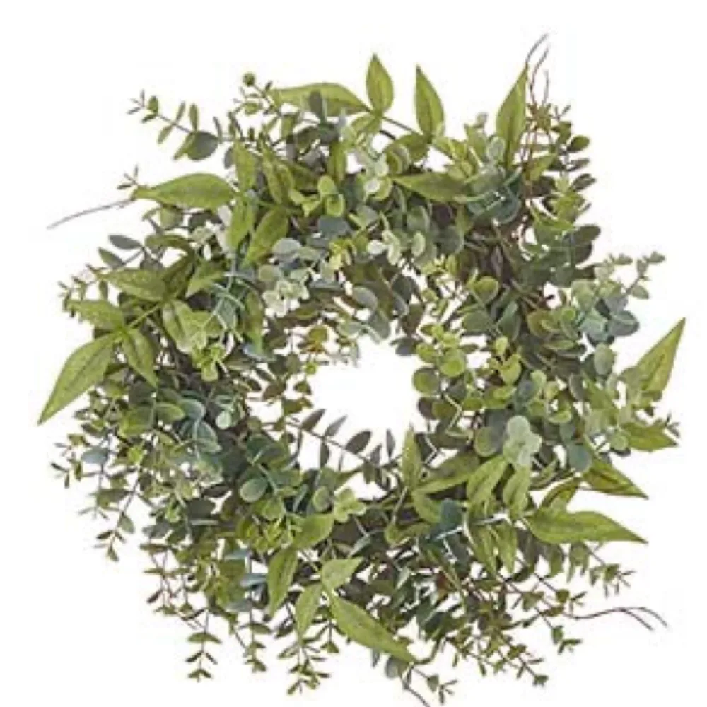 RAZ Eucalyptus and Berry Mini Wreath