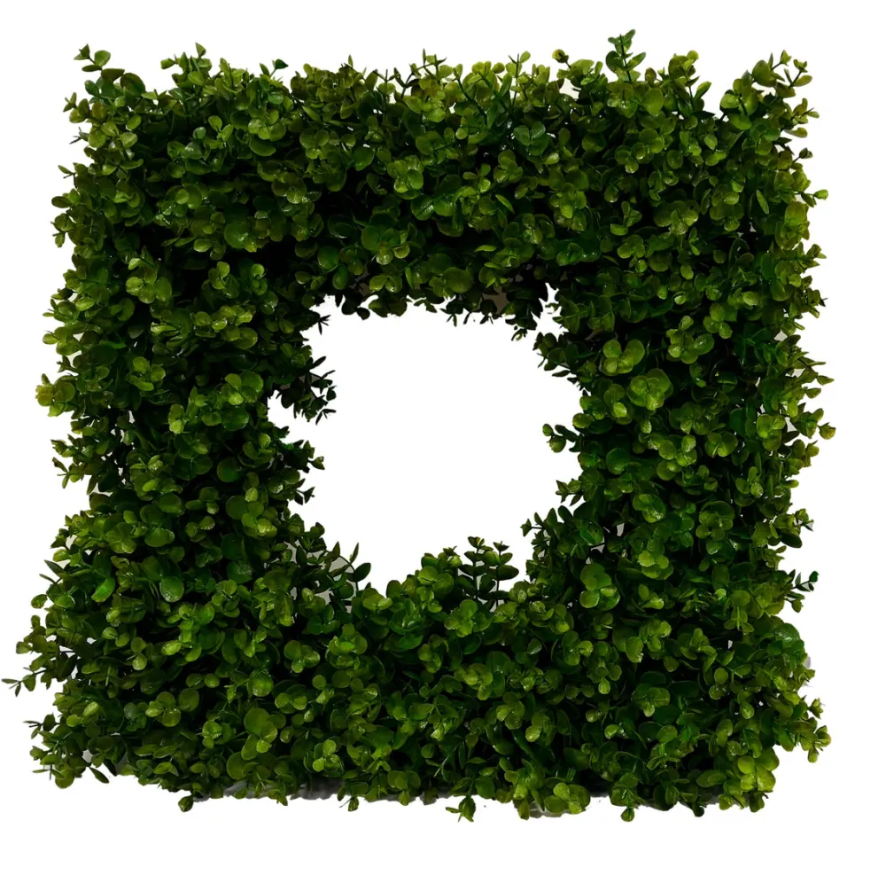 Liberty Floral Eucalyptus Square Wreath, 24"
