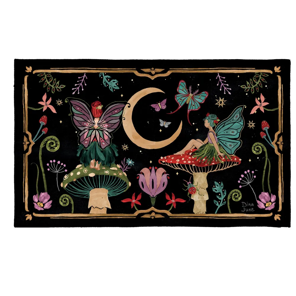 Evergreen Fairy Wonderland Washable Indoor/Outdoor Mat
