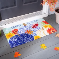Evergreen Fall Changing Seasons Embossed Mat