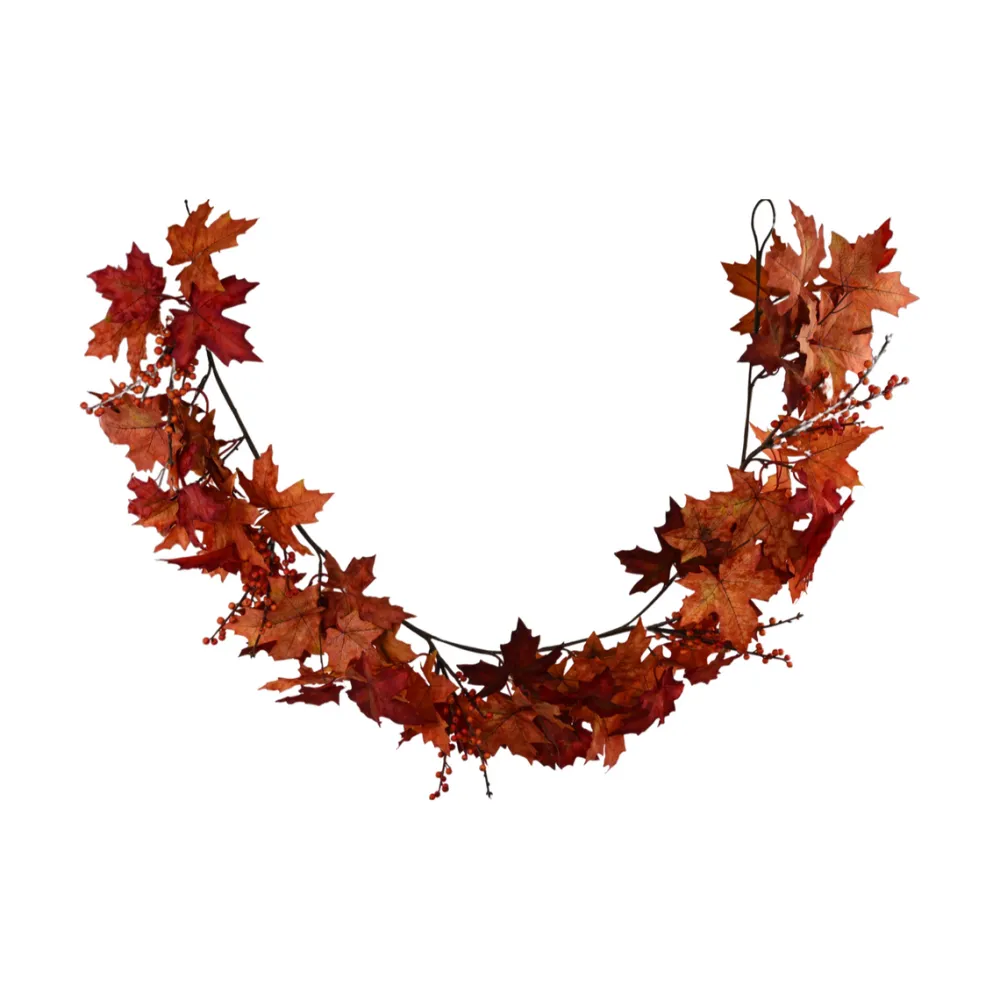 Craig Bachman Fall Leaf and Berry Garland