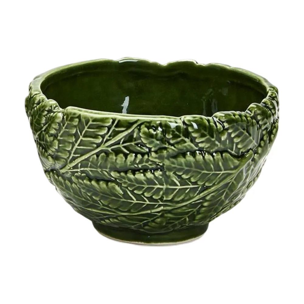 Two's Company Fern Leaf Bowl