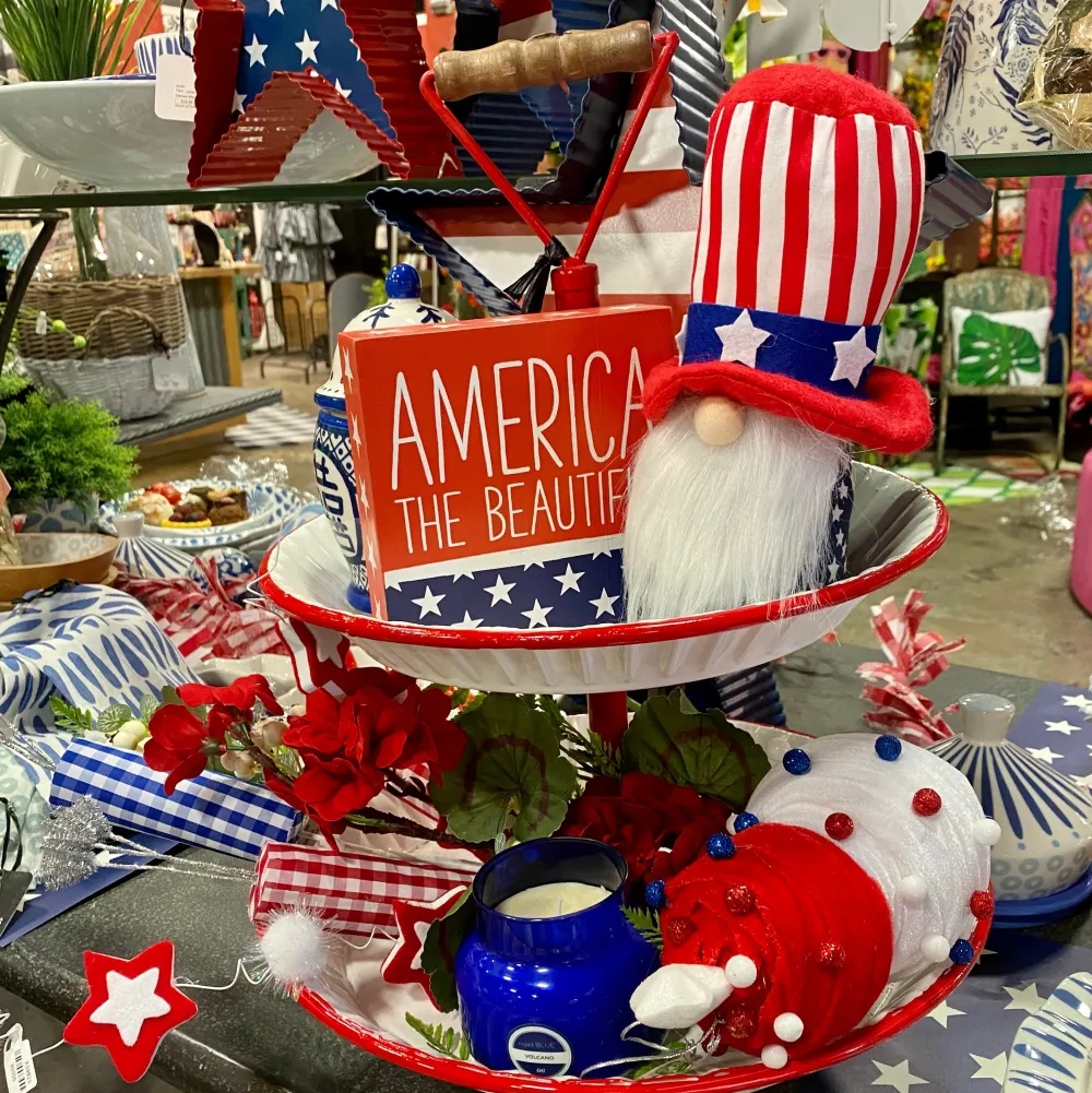 Liberty Floral Festive Fourth of July Floral Spray