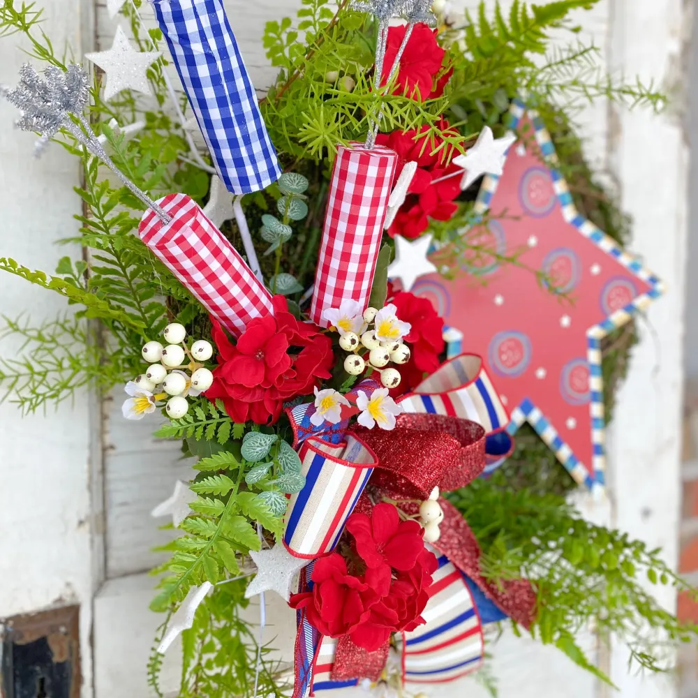 Liberty Floral Festive Fourth of July Floral Spray