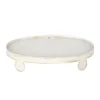 The Round Top Collection Finial Tray, White