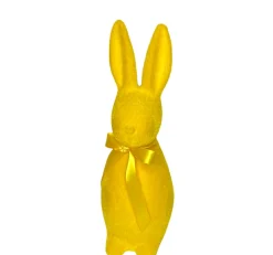 180 Degrees Flocked Button Nose Bunny Figurine, 16