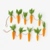 180 Degrees Flocked Carrot Garland