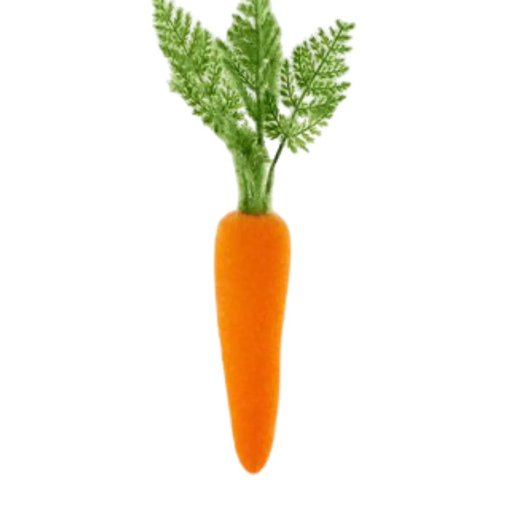 180 Degrees Flocked Orange Carrot