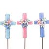The Round Top Collection Floral Cross