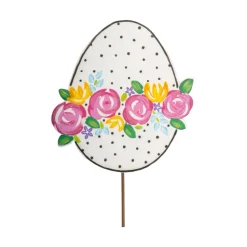 The Round Top Collection Floral Polka Dot Egg