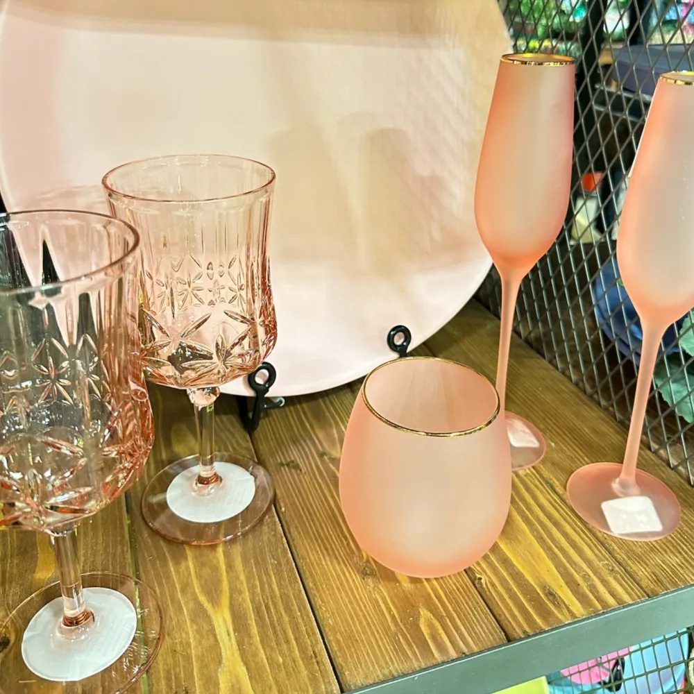 Glitterville Frosted Champagne Flute by