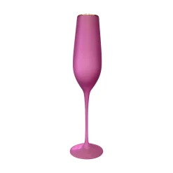 Glitterville Frosted Champagne Flute by