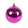 Farrisilk Fuchsia Shiny Ball Ornament, 6"