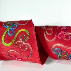Farrisilk Fuchsia Whimsy Ribbon, 4