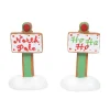 Department 56 Gingerbread Christmas Sign Set Dept. 56 Village