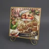 Farrisilk Gingerbread Santa by Celia Meadors