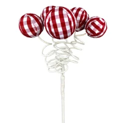 Liberty Floral Gingham Ball Pick