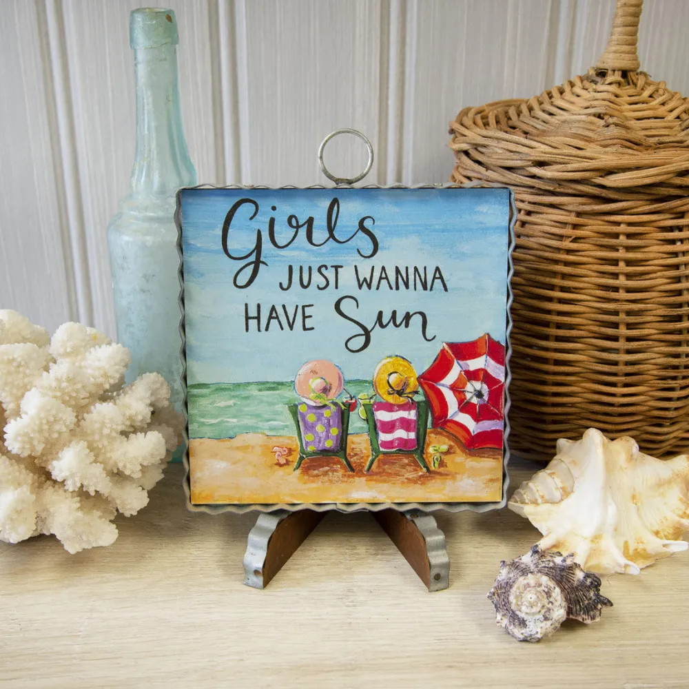 The Round Top Collection Girls Just Wanna Have Sun Mini Gallery Art