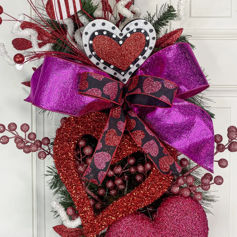 Craig Bachman Glitter Hollow Heart