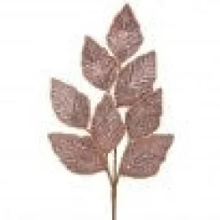 Regency Glitter with Beaded Edge Salal Spray