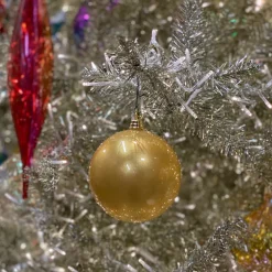 Farrisilk Gold Candy Apple Ball Ornament, 4