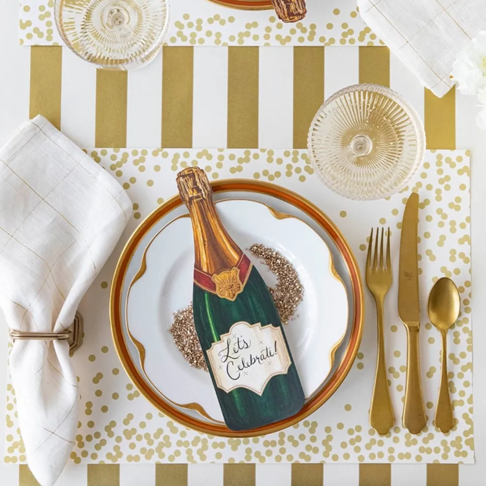 Hester & Cook Gold Classic Stripe Runner