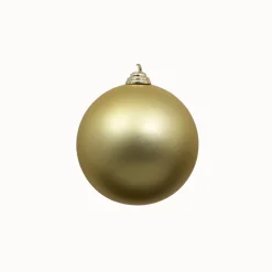 Farrisilk Gold Matte Ball Ornament, 8"