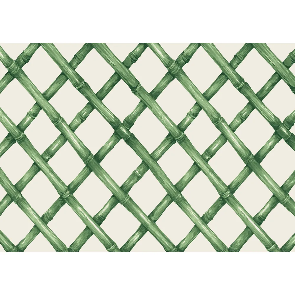 Hester & Cook Green Lattice Placemat Set