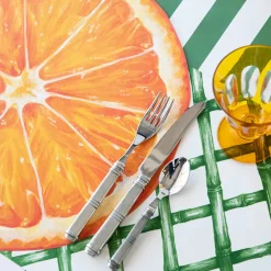 Hester & Cook Green Lattice Placemat Set