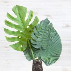 Liberty Floral Green Palm Leaf Small Stem