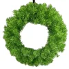 Liberty Floral Green Tinsel Wreath