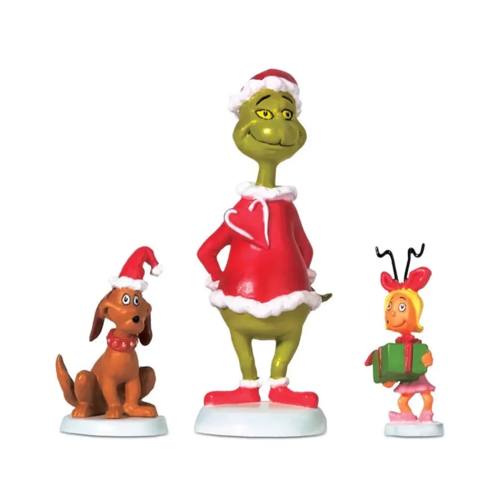 Department 56 Grinch, Max, & Cindy-Lou Who, Dept. 56 Village