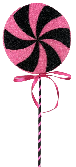 Liberty Floral Halloween Lollipop Swirl Pick, 18"
