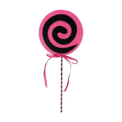 Liberty Floral Halloween Lollipop Swirl Pick, 17"