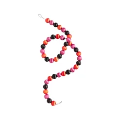 Glitterville Halloween Silk Ball Garland by , Large