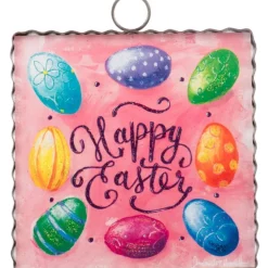 The Round Top Collection Hamilton Happy Easter & Eggs Mini Gallery Art