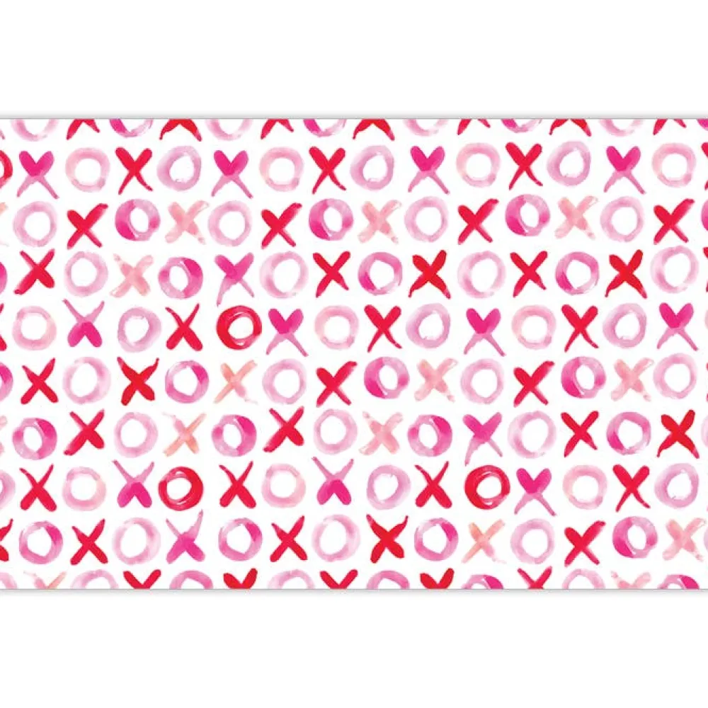 RosanneBeck Collections Handpainted X's and O's Placemat Set